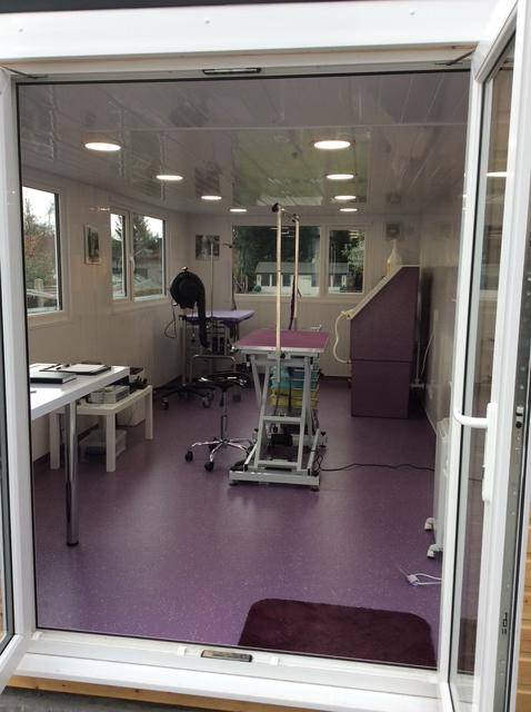 Non-slip, hygienic safety flooring for dog grooming parlours in Manchester & Liverpool. Heavy-duty, waterproof vinyl…